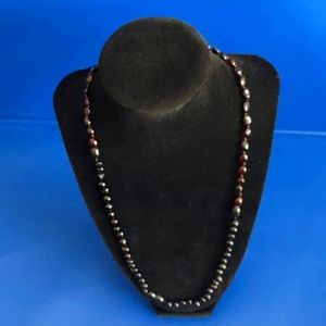 Natural Healing Black Amber Polished Real Necklace